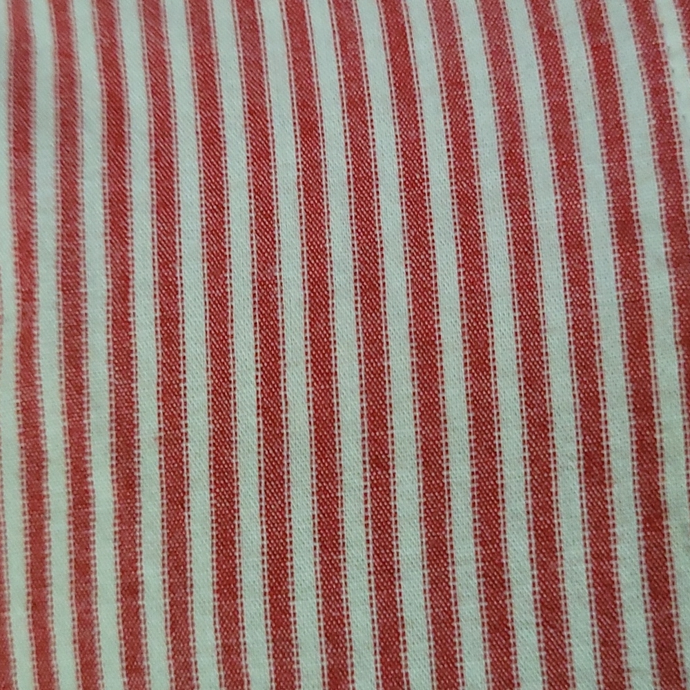 Red and white striped button down - Picture 5 of 8